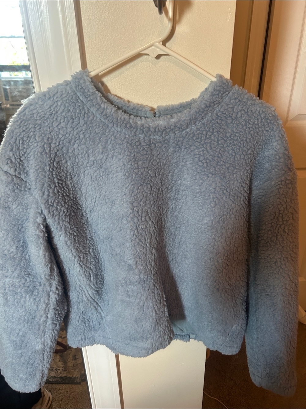 lululemon athletica Light Blue Sherpa Pullover